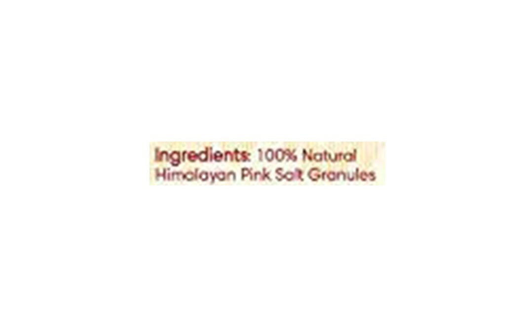 Himalayan Natives 100% Natural Himalayan Pink Salt Granules   Glass Jar  600 grams